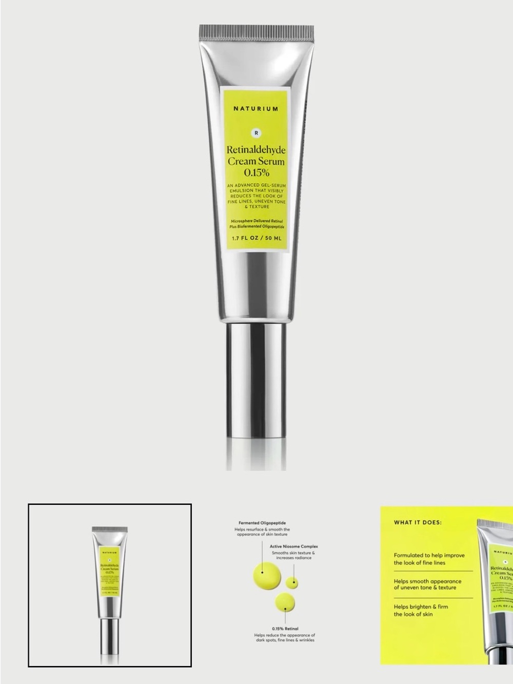 Retinaldehyde Cream Serum 0.15% – Brightening Yellow-Tone Serum